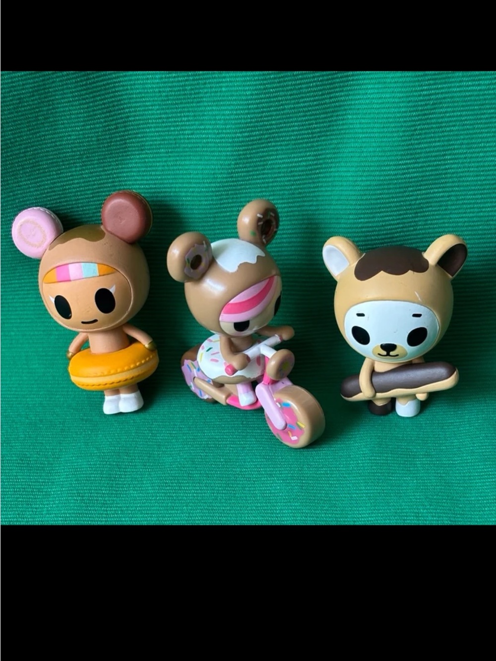 Tokidoki Laduree Les secrets : Creamy Bear Chocodav Spinkle Cycle Donutella